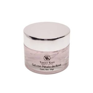 Gel con pétalo de rosas